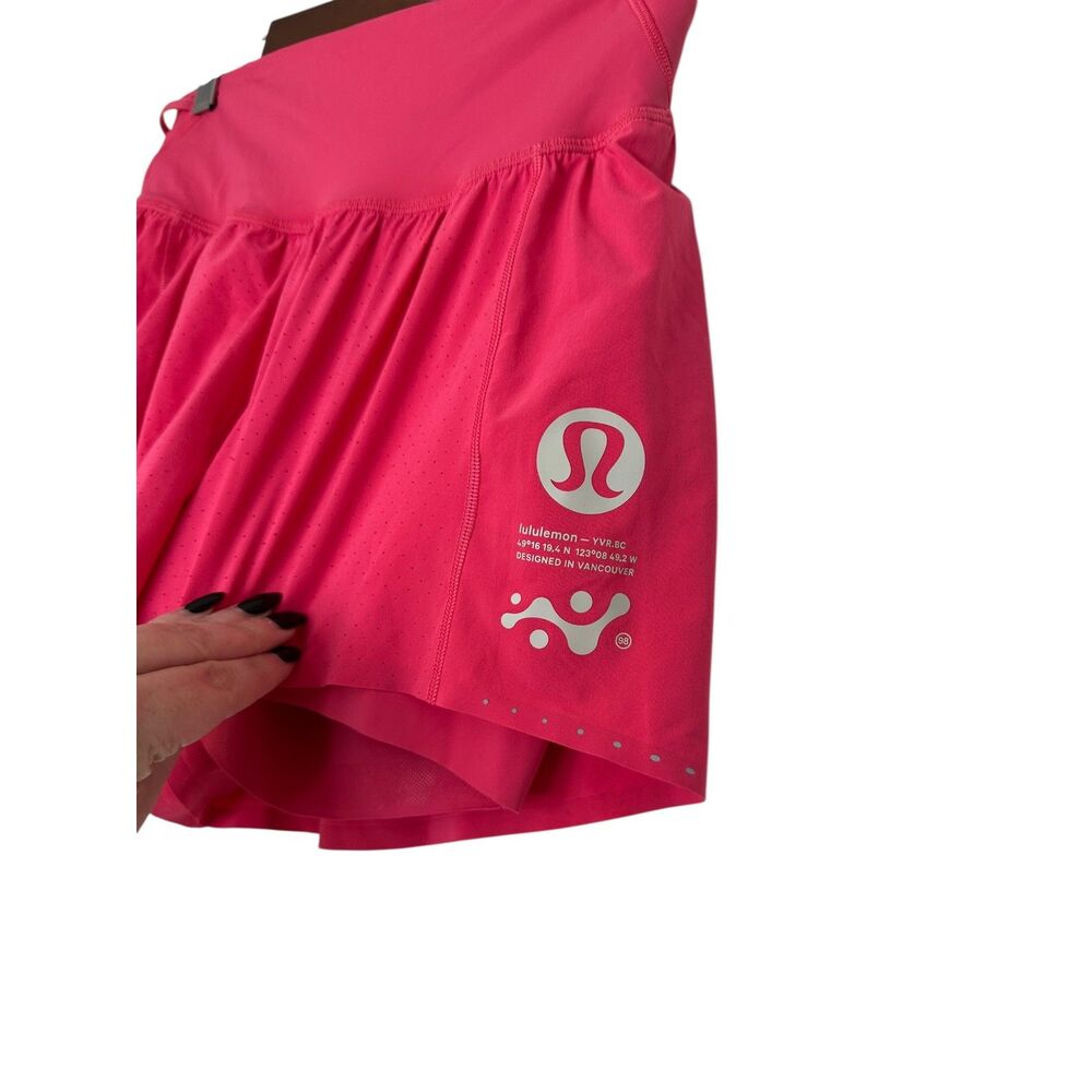 lululemon athletica Women's Pink Athletic Shorts - Picture 4 of 8